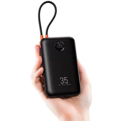 Внешний аккумулятор VEGER K3 PD30W + QC3.0 (30000mAh) + кабель Type-C + Lightning - Black