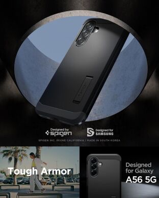 Защитный чехол Spigen (SGP) Tough Armor для Samsung Galaxy A56 (A566) ACS09294 - Black
