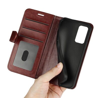 Чехол-книжка Deexe Wallet Style для Samsung Galaxy M13 (M135) - Brown