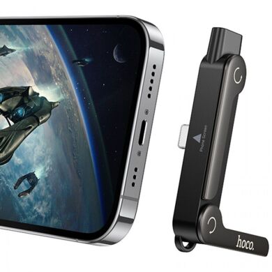 Переходник Hoco UA47 Lightning to Type-C - Black