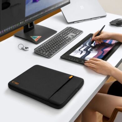 Универсальный чехол Tech-Protect Defender для ноутбука диагональю 13–14 дюймов - Black