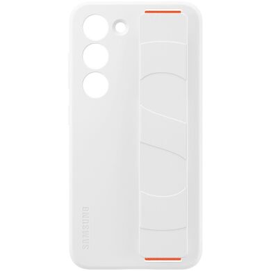 Защитный чехол Silicone Grip Case для Samsung Galaxy S23 (S911) EF-GS911TWEGRU - White