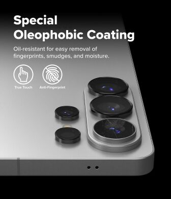 Комплект захисних стекол Ringke Camera Lens Frame Glass для Samsung Galaxy S26 Ultra (S948) 8800328814943 - Black