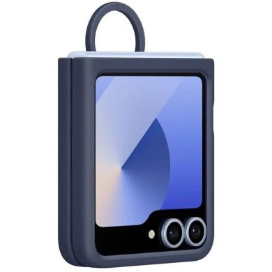 Защитный чехол Silicone Case (FF) для Samsung Galaxy Flip 6 (EF-PF741TNEGUA) - Navy