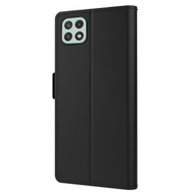 Чохол-книжка Deexe Eclipse Wallet для Samsung Galaxy A22 5G (A226) - Black