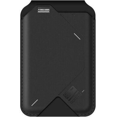 Кардхолдер AULUMU G02 Magnetic Flip Wallet & Stand - Black