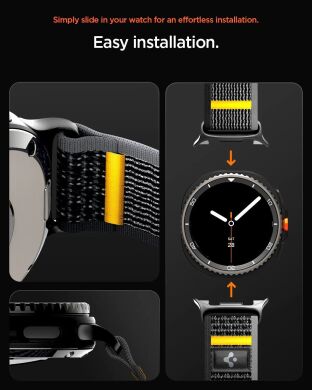 Ремінець Spigen (SGP) Athlex Air для Samsung Galaxy Watch 8 (40/44mm) / 8 Classic (AMP10111) - Black
