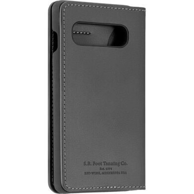 Защитный чехол Platinum Leather Wallet для Samsung Galaxy S10 (G973) - Black