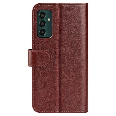 Чохол-книжка Deexe Wallet Style для Samsung Galaxy M13 (M135) - Brown