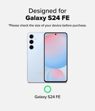 Захисний чохол Ringke Fusion для Samsung Galaxy S24 FE (S721) 8800274964549 - Clear