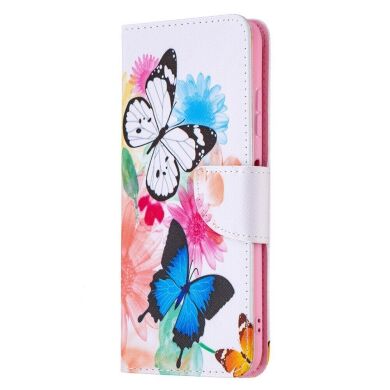 Чохол-книжка Deexe Color Wallet для Samsung Galaxy A22 5G (A226) - Butterflies