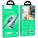 Кабель Hoco U134 Primero 240W Type-C to Type-C (5A, 1.8m) - Blue. Фото 4 из 6