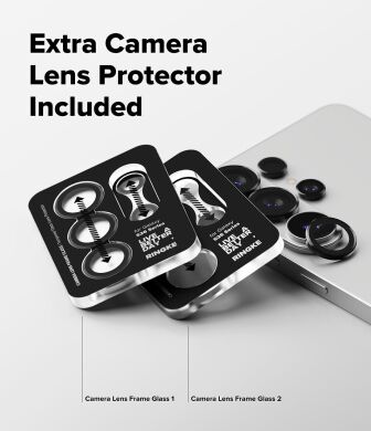 Комплект захисних стекол Ringke Camera Lens Frame Glass для Samsung Galaxy S26 Ultra (S948) 8800328814943 - Black