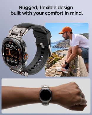 Ремінець Spigen DuraPro Armor для Samsung Galaxy Watch Ultra 2 / Ultra / Ultra (2025) AMP11615 - Black