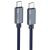 Кабель Hoco U134 Primero 240W Type-C to Type-C (5A, 1.8m) - Blue