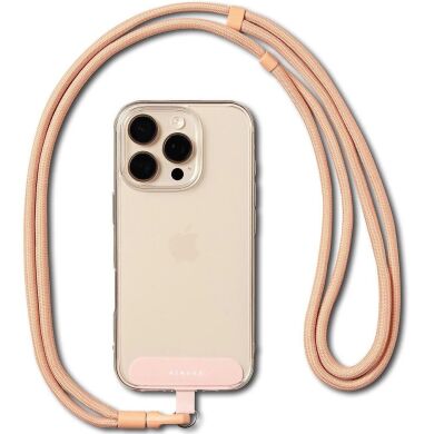 Ремінець для смартфона Ringke Link & Flow Shoulder Strap Y-Type (8800293851608) - Orange Pink