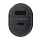 Автомобильное зарядное устройство Samsung Super Fast Dual Car Charger (45W+15W) EP-L5300XBEGRU - Black. Фото 4 из 6