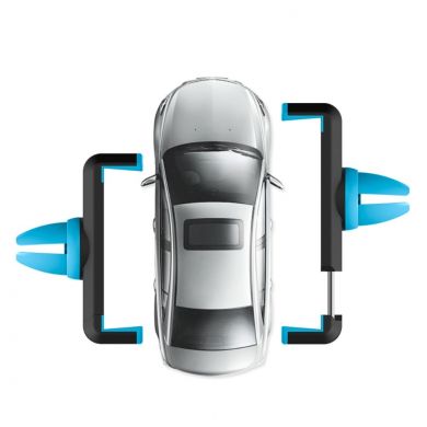 Автомобильный держатель на воздуховод HOCO CPH01 для смартфонов шириной от 55 до 80мм - Black
