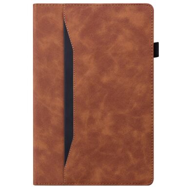Чехол Deexe Business Style для Samsung Galaxy Tab A9 / Tab A11 (Х130/135/X110/115) - Brown
