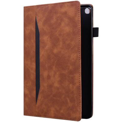 Чехол Deexe Business Style для Samsung Galaxy Tab A9 / Tab A11 (Х130/135/X110/115) - Brown