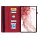 Чехол Deexe Business Style для Samsung Galaxy Tab S9 FE Plus (X610/616) - Red. Фото 2 из 9