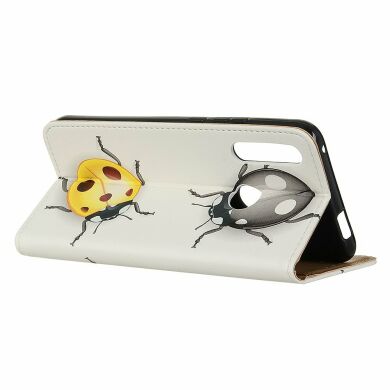 Чохол Deexe Life Style Wallet для Samsung Galaxy A20s (A207) - Ladybirds