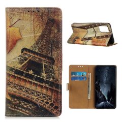 Чехол Deexe Life Style Wallet для Samsung Galaxy M51 (M515) - Eiffel Tower