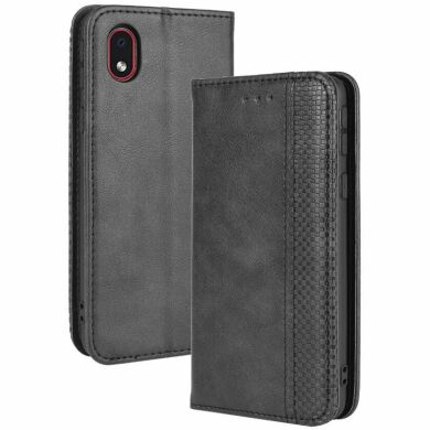 Чехол Deexe Retro Style для Samsung Galaxy A01 Core (A013) - Black