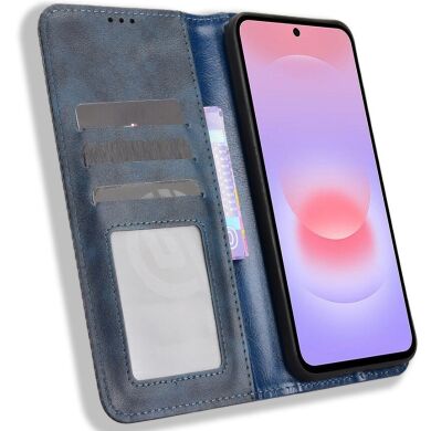 Чехол Deexe Retro Style для Samsung Galaxy A37 (A376) - Blue