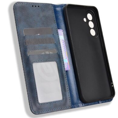 Чехол Deexe Retro Style для Samsung Galaxy A37 (A376) - Blue