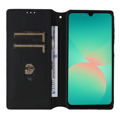 Чехол Deexe Rhombus Book для Samsung Galaxy A27 (A276) - Brown