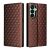 Чехол Deexe Rhombus Book для Samsung Galaxy A27 (A276) - Brown