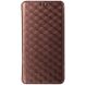 Чохол Deexe Rhombus Book для Samsung Galaxy S26 Ultra - Brown