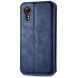 Чехол Deexe Rhombus Wallet для Samsung Galaxy Xcover 7 (G556) - Blue. Фото 6 из 11