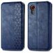 Чехол Deexe Rhombus Wallet для Samsung Galaxy Xcover 7 (G556) - Blue. Фото 1 из 11