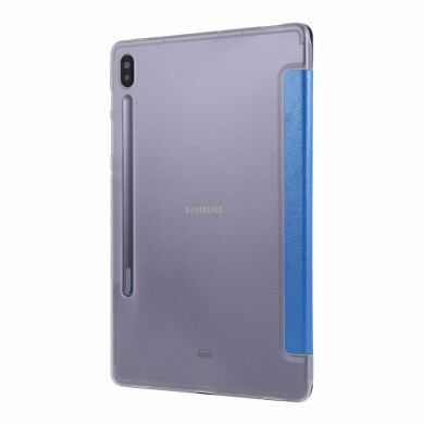 Чохол Deexe Silk Texture для Samsung Galaxy Tab S6 10.5 (T860/865) - Dark Blue