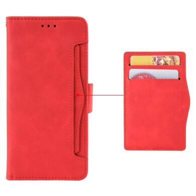 Чехол Deexe Wallet Stand для Samsung Galaxy A36 (A366) - Red