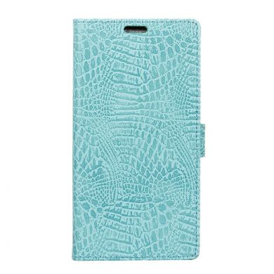 Чохол для Deexe Crocodile Style для Samsung Galaxy J4 2018 (J400), Turquoise