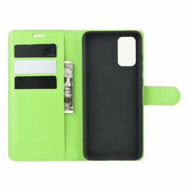 Чехол-книжка Deexe Book Type для Samsung Galaxy S20 (G980) - Green