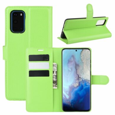 Чехол-книжка Deexe Book Type для Samsung Galaxy S20 (G980) - Green