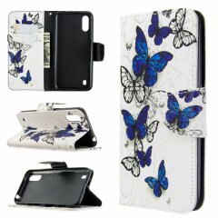 Чохол-книжка Deexe Color Wallet для Samsung Galaxy A01 (A015) - Blue Butterflies