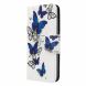 Чехол-книжка Deexe Color Wallet для Samsung Galaxy A01 (A015) - Blue Butterflies. Фото 2 из 9