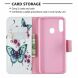 Чехол-книжка Deexe Color Wallet для Samsung Galaxy A20s (A207) - Green Butterflies and Flowers. Фото 6 из 9