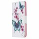 Чехол-книжка Deexe Color Wallet для Samsung Galaxy A20s (A207) - Green Butterflies and Flowers. Фото 2 из 9