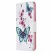 Чехол-книжка Deexe Color Wallet для Samsung Galaxy A20s (A207) - Green Butterflies and Flowers