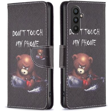 Чехол-книжка Deexe Color Wallet для Samsung Galaxy A24 (A245) - Bear