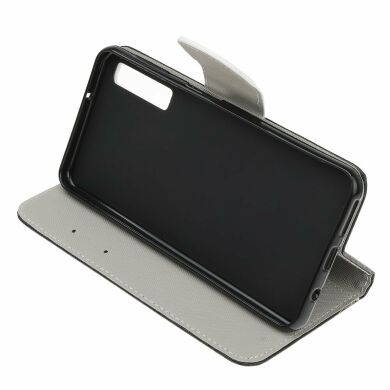 Чехол-книжка Deexe Color Wallet для Samsung Galaxy A70 (A705) - Brown Bear and Warning Words