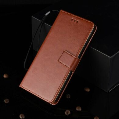 Чехол-книжка Deexe Wallet Style для Samsung Galaxy M11 (M115) - Brown