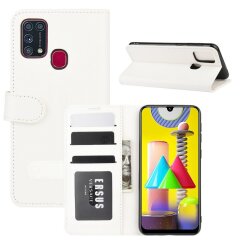 Чохол-книжка Deexe Wallet Style для Samsung Galaxy M31 (M315) - White