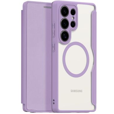 Чехол-книжка DUX DUCIS Skin X Pro Magnetic для Samsung Galaxy S25 Ultra (S938) - Purple